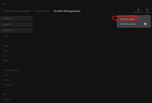 Sidus Link Pro] Updating Your DMX Profile Library